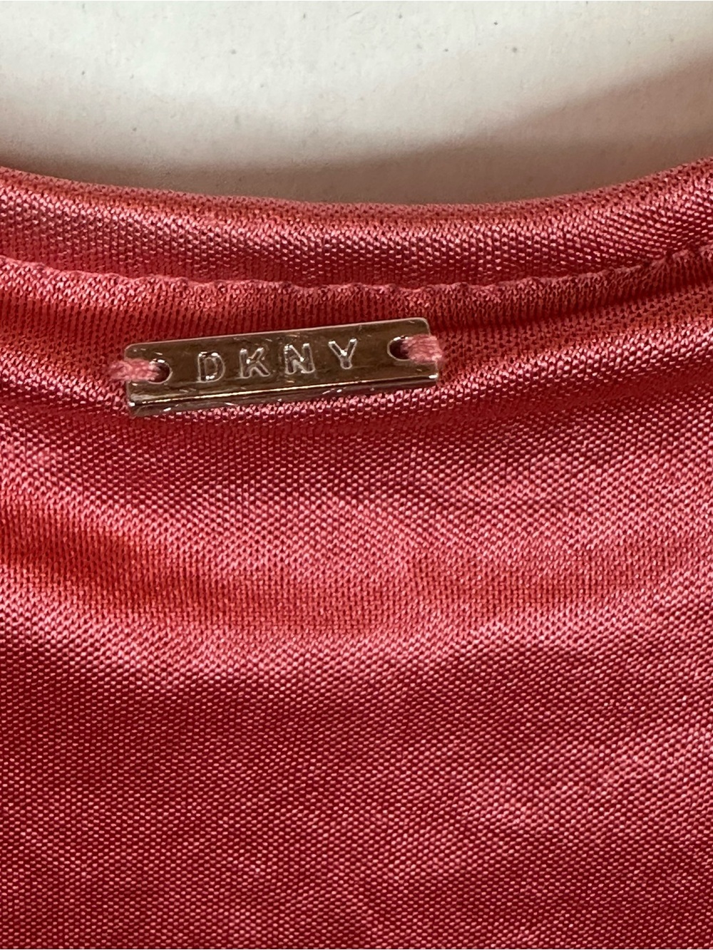 DKNY Dusty Rose Sleeveless Wrap-Style Tank - Picture 7 of 7